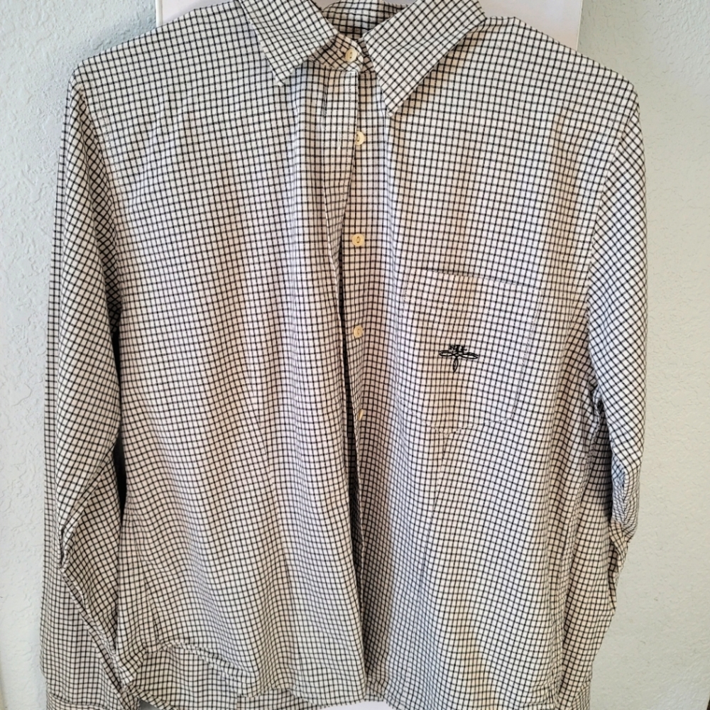 Lauren by Ralph Lauren, button-down collared shirt